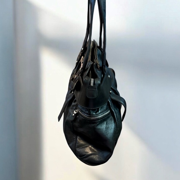 Salvatore Ferragamo Lambskin Gancini Shoulder Bag - Picture 10 of 16